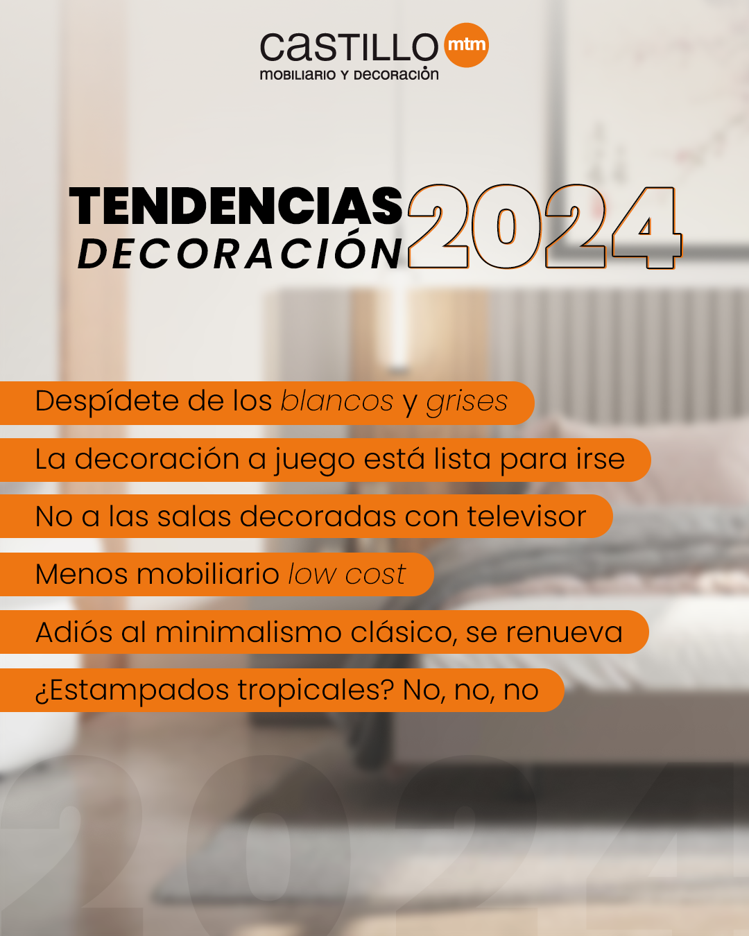 6 Tendencias Decorativas que Desaparecerán del Mapa en 2024